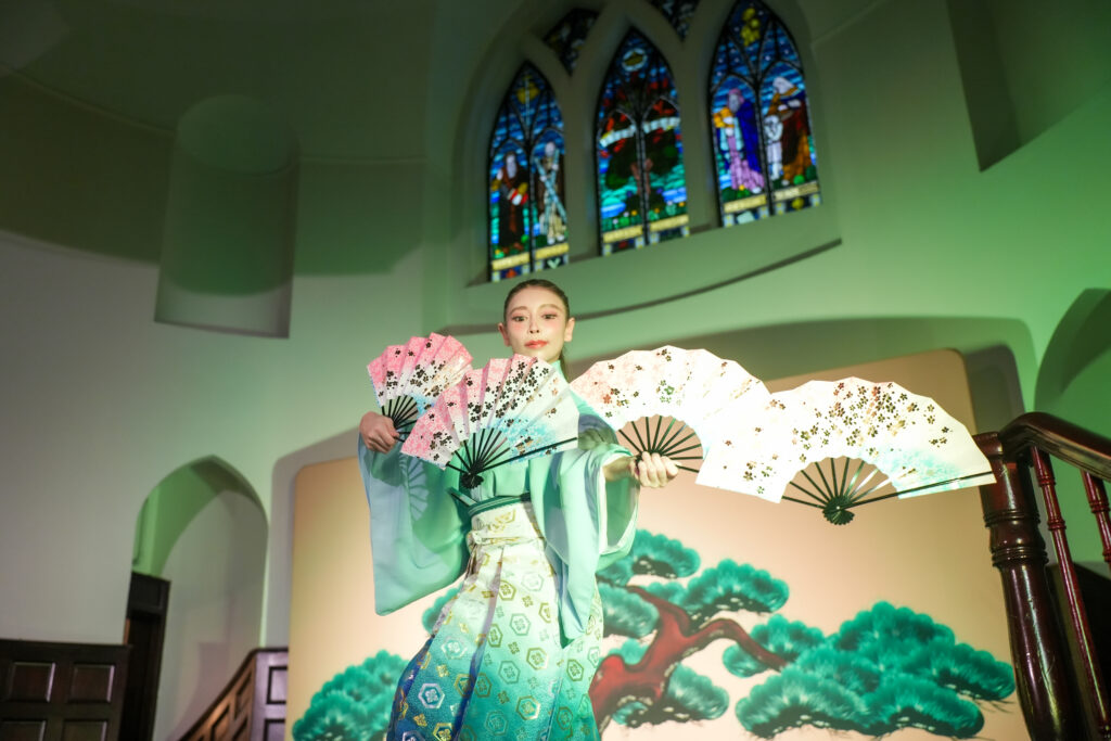 吟剣詩舞の舞台風景